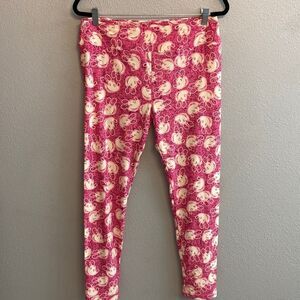 NWOT- LuLaRoe pink Mickey Mouse pants- size tall and curvy